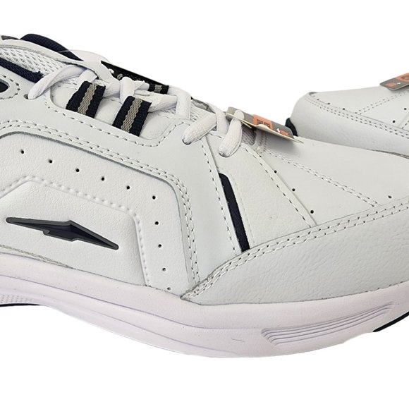 Avia Mens Leather Walking Shoes 8 4E Extra Wide Memory Foam Lace-up Lightweight - Picture 11 of 11